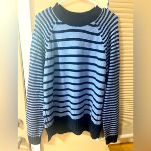 NWT Time and Tru Blue Striped Super Soft Sweater (XL)